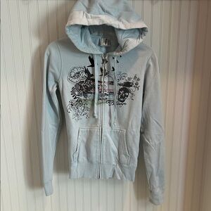 Billabong Sky Blue Graphic Hoodie
